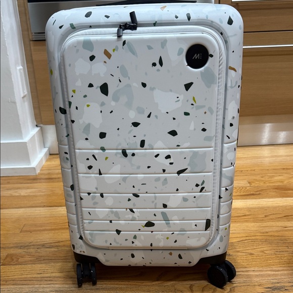 Monos carry-on pro plus Terrazzo Pattern Suitcase - Picture 1 of 13